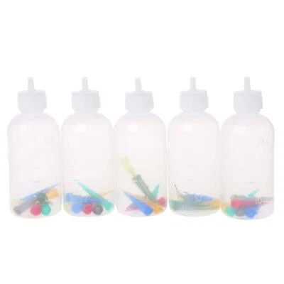 £5.94 • Buy 5PCS Jam Painting Squeeze Bottles With 35 Nozzles Cake Decor 50ML Baking Pastry
