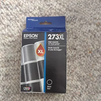 OPEN BOX Genuine Epson 273XL Black Ink Cartridges EXP 12/2019 • $13.99