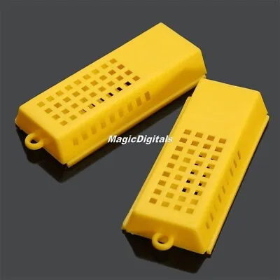 10Pcs Plastic Beekeeper Butler Queen Cage Bee Keeping Rearing Moving Catcher Too • £6.41