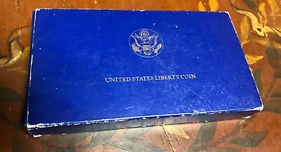 1986 US Mint Liberty Coin Ellis Island Comm Silver Dollar Proof W/ OGP & COA • $27.50