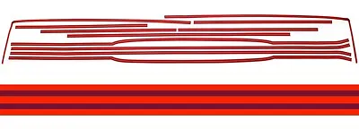 NEW Paint Break Body Stripe Kit Red-Dark Red 81-91 Suburban K5 Blazer Jimmy Grey • $197.99