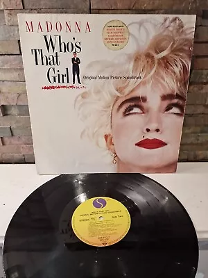 Madonna Who's That Girl - Vinyl OST Original Soundtrack WX 102 Sire. • £9.99