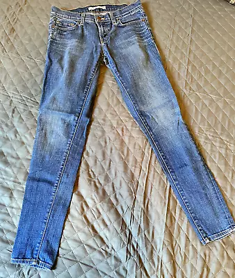 J Brand Skinny Leg Jean In Bayou Color Denim Size 27 • $25