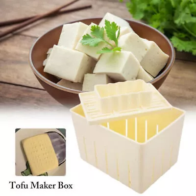 Tofu Press Mold Maker Cheese Pressing Mould Kitchen Homemade Making Mold Case • $13.54
