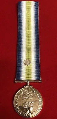 FULL SIZE SOUTH ATLANTIC MEDAL And ROSETTE FALKLANDS SUPERB COPY AND 10  RIBBON • £28