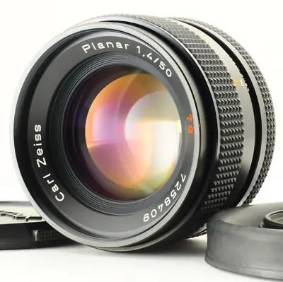 Mint Contax Carl Zeiss Planar T* 50mm F/1.4 MMJ Lens CY Mount MF Lens #2160 • $359.99