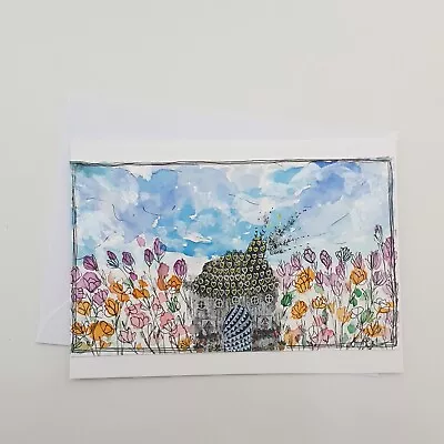 Blank Card Handpainted House Greetings Card Watercolour New Home Card Card  • £3.50