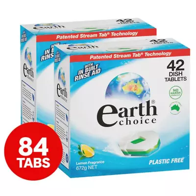 2 X 42pk Earth Choice All In One Dishwasher Tablets AU Free Shipping • $31.99