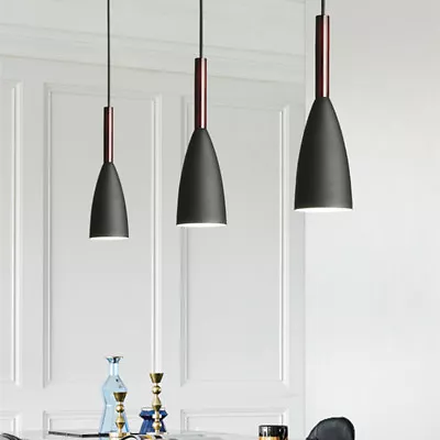 Home Black Pendant Light Kitchen Lamp Bar Pendant Lighting Bedroom Ceiling Light • $39.97