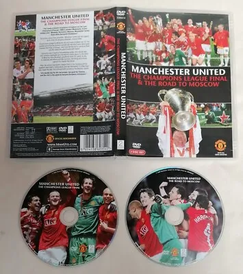 DVD - Manchester United Champions League Final / Road To Moscow Collection PAL • £2.55