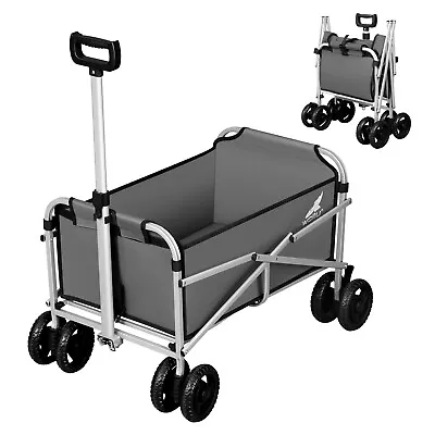 WOLTU Foldable Collapsible Camping Outdoor Garden Trolley Cart Wagon Truck • £44.99