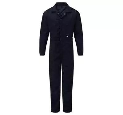 FORT Padded Boilersuit Quilt Lined Zip Front Pockets Action Back 377 • £34.94