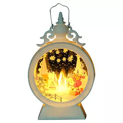 Christmas Vintage Led Candle Lantern Hanging Lamp Desk Night Light Home Decor • $15.95