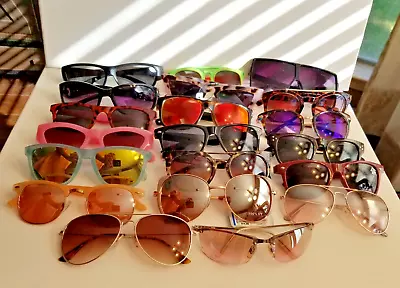 Lot 20 Pairs Random Sunglasses Fashion Designer Shades Wholesale Combo Men Women • $44.99