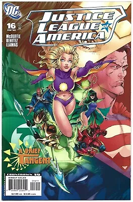 Justice League Of America #16. Mcduffie / Benitez / Llamas. Dc. 2008. 8.5 • $2.70