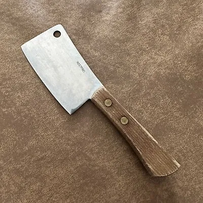 Retro Mid Century Wooden Handled Rostfrei Steel Cheese Board Knife • $30