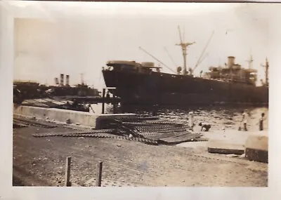 Vtg Photo The Philippines 1945 1946 Ship Port Of Manila Military WW2 Pacific B&W • $7.19