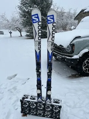 Salomon XDrive 150cm Womens Or Teen Beginner/Intermediate Skis W Bindings -Tuned • $139