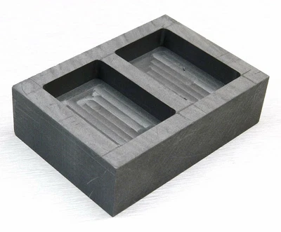 $41.22 • Buy Graphite Ingot Mold Melt & Pour 5oz Gold Bars 2.5oz Silver 2 Cavity Melting Kit