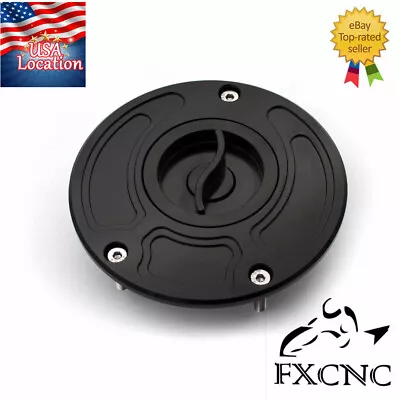 For Ninja ZX6R ZX636 2003-2006 ZX10R 2004-2005 CNC Gas Cap Tank Fuel Cover Oil • $23.98