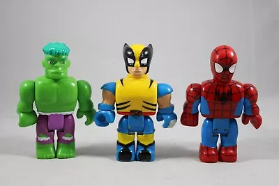 HULK 3.5  Mega Bloks Figure Marvel Avengers Lego Duplo Spider-Man Wolverine • $12.95