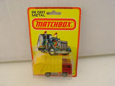 1980 Matchbox Lesney Superfast #36 Refuse Truck New On Damaged Card • $9.99