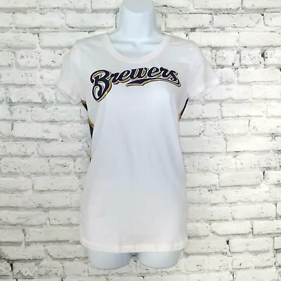 Victoria Secret Pink Women Small Major League Baseball Milwaukee Brewers T-shirt • $19.99