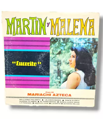 Martin Y Malena Con El Mariachi Azteca  Lucerito  Vinyl Record LP Mariachi Mexic • $24.99