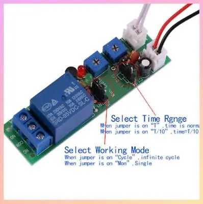 $10.69 • Buy DC 5V/12V/24V ON OFF Module Infinite Loop Cycle Timing Timer Time Delay Relay