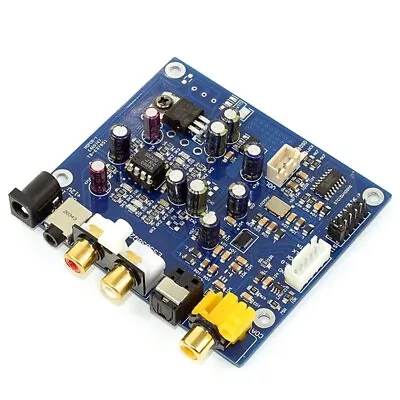 ES9038 Q2M I2S DSD Fiber Coax DAC Input DC 9-15V Decoder Board • $46.90