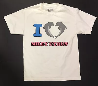 OFWGKTA I Love Miley Cyrus T-Shirt Dolphins Medium Odd Future White • $35