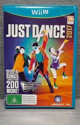 Nintendo Wii U - Just Dance 2017 - PAL - Ubisoft - Tested With Manual • $11.96