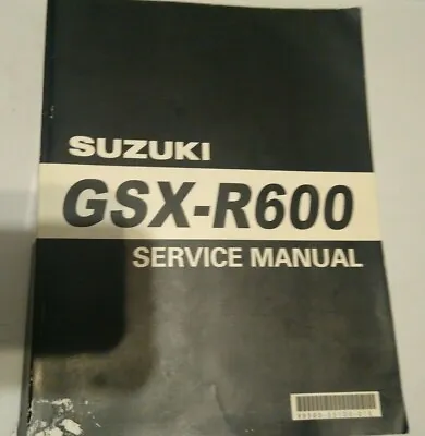 $30 • Buy Suzuki GSX-R600 --Shop Service Repair Manual---Paperback