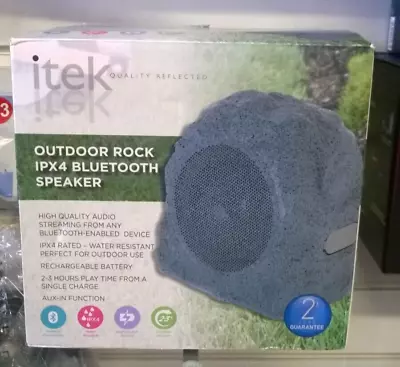 Itek Bluetooth Rock Garden Speaker • £29