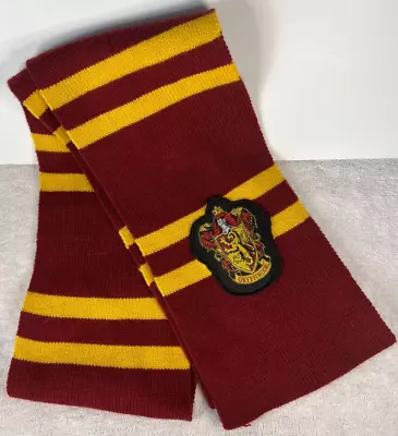 Harry Potter Griffendor Scarf Red Yellow Knit • $10