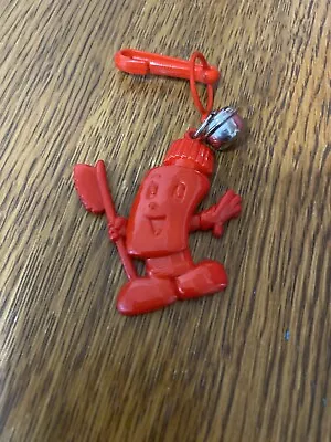 Vintage 1980s Plastic Charm Red Toothpaste Man & Toothbrush For 80s Necklace • $19.99