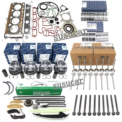 Engine Overhaul Rebuild Kit & Pistons Φ23mm For VW Audi EA888 Gen2 2.0TSI • $440