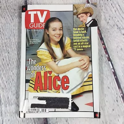 Vintage 1999 Feb 27 - March 5 TV Guide - Tina Majorino (Alice) On Cover • $9.09