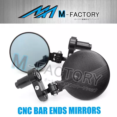 Foldable Rearview Black Bar End Mirrors For Yamaha YZF R6 2006-2017 • $51.88