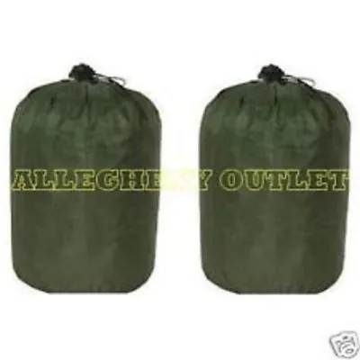 2 US Military Army WATERPROOF WET WEATHER CLOTHING BAG LAUNDRY BAG No String  • $4.95