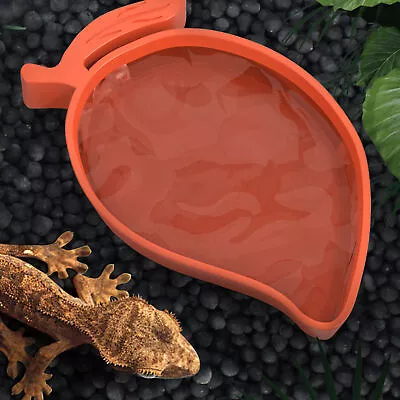 3X Reptile Water & Food Bowl S M L Lizard Vivarium Terrarium Dish PP Feed Bowl • $8.79