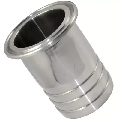 2 In Inch 51mm Sanitary Hose Barb Stainless Steel 316 Tri Clamp Ferrule End • $10.77