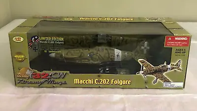 1/32 Ultimate Soldier Macchi C.202 Folgore Giorgio Solari 21st Century Toys NIB • $69