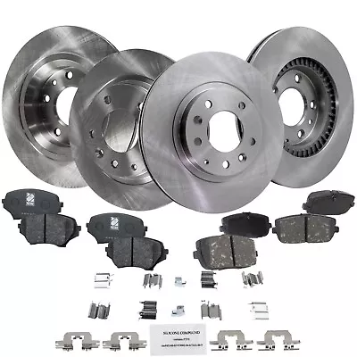 Front & Rear Brake Disc Rotors And Pads Kit For Mazda MX-5 Miata 2006 2007-2015 • $175.50