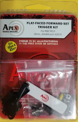 Apex Tactical Flat-Faced Forward Set Trigger Kit 100-154 S&W M&P2.0 9 40 1045 • $171