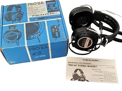 Realistic Cat 33-996 Koss PRO IIA Koss PRO 2A Vintage Stereo Headphones • $79.99