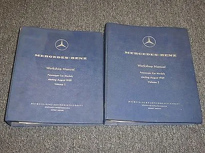 1961-1965 Mercedes Benz 190c 190Dc Shop Service Repair Manual 1962 1963 1964 • $321.30