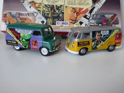 £8.50 • Buy Corgi Comic Classics 98965 Eagle-dan Dare-1992 Vw Van & Bedford Ca Van mib.