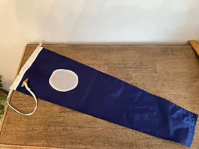 Signal Code Flag 2 Pennant Number TWO 63 X 8 Inches Navy Maritime Sailing • £18.99