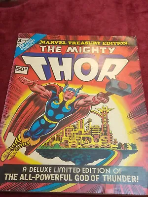 The Mighty THOR: Marvel Treasury Edition #3 1974 By Stan Lee & Jack Kirby. VG • £15.99